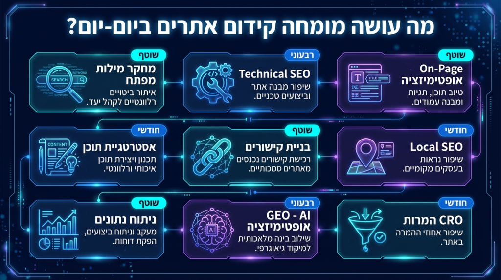 מה עושה מומחה לקידום אתרים?